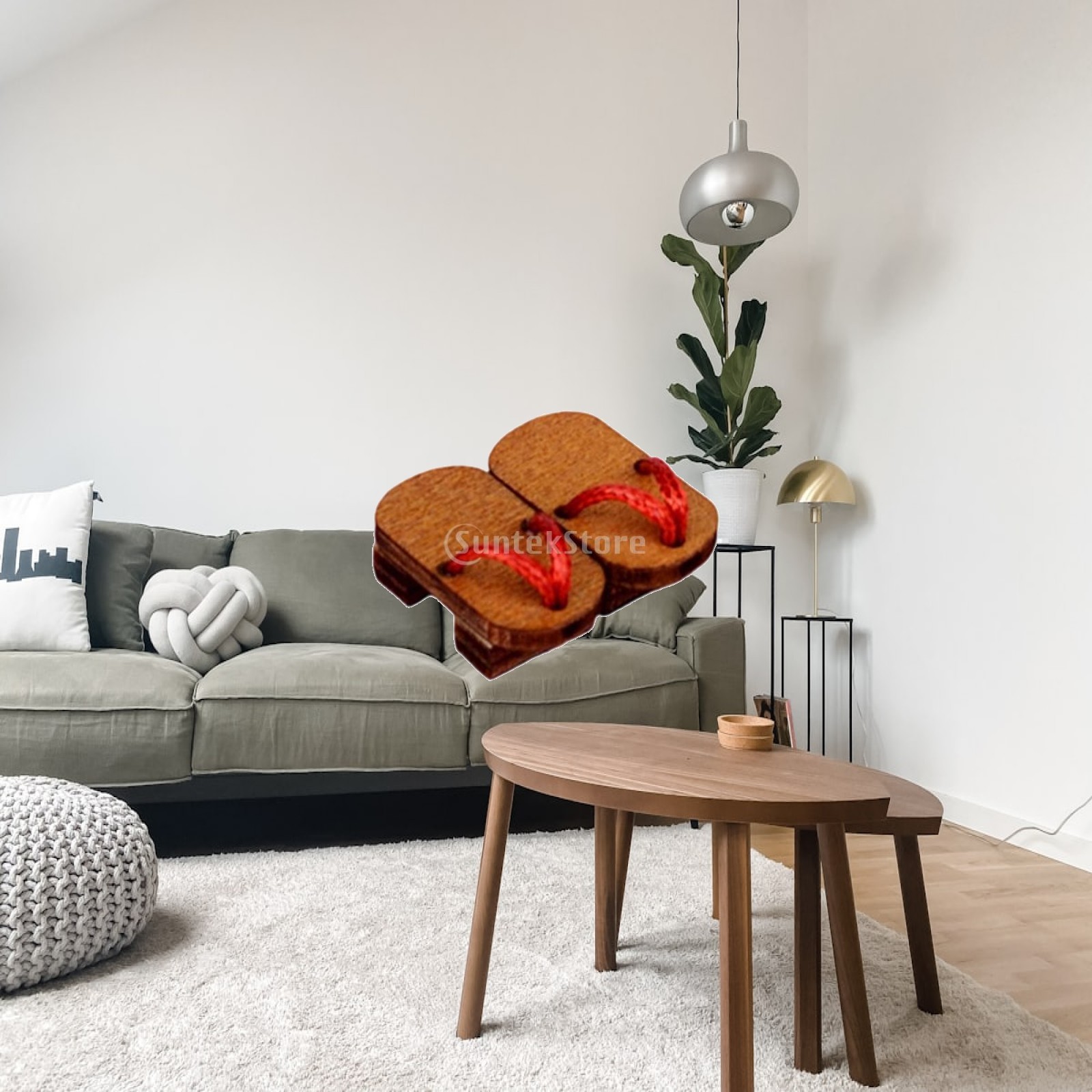 Geta Wooden Sandal - Mini sabots Geta en bois faits