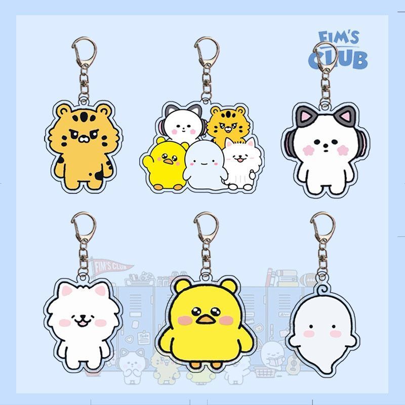 Japanese Fan - Porte-clés pop-up en acrylique fait main,