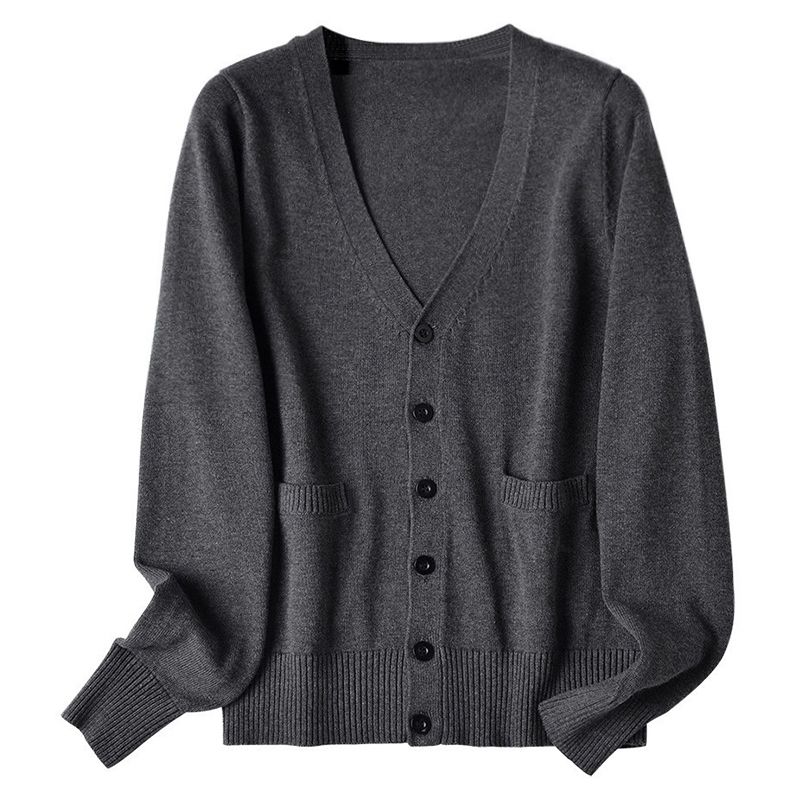 Pull en maille uni à col en V, - Japanese Snacks avis et prix