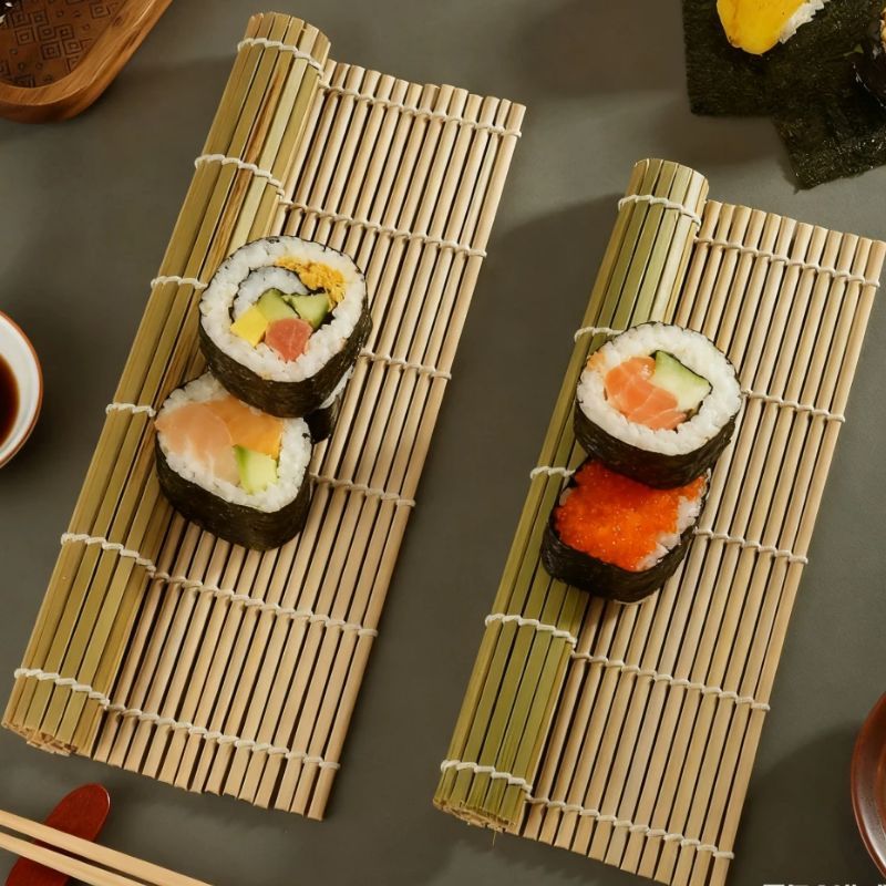 Tapis à Sushi carré en bambou  - Sushi Making Kit avis et prix