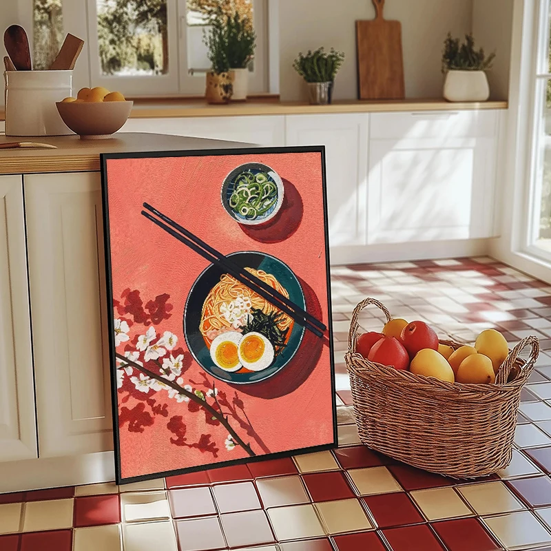 Affiche artistique de nouilles - Japanese Restaurant Lifestyle avis et prix